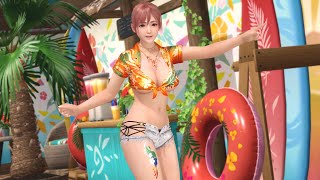 【DOAXVV】 호노카 SSR 「로코모코 베케이션」 (Honoka SSR Shower Scene)