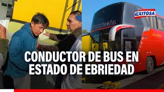 🔴🔵¡Pudo ser tragedia! Conductor en estado etílico pretendía manejar bus interprovincial en Arequipa