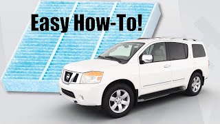 How to Change a Nissan Armada Cabin Air Filter - 2011 Nissan Armada