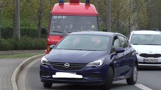 PKW blockiert Einsatzfahrt I Meßfahrzeug BF Gera FW Süd