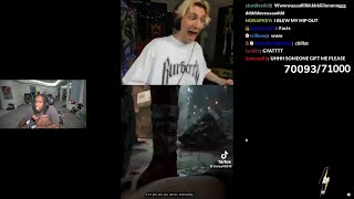Kai Cenat reacts to xQc jumpscare in Outlast
