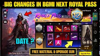 ✅ Big Changes Bgmi New Royale Pass A12 | BGMI A12 Royal Pass Rewards Leaks | Bgmi Next RP A12 Date