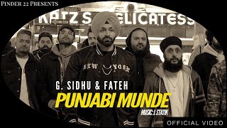 PUNJABI MUNDE DHOL MIX | G. Sidhu | Fateh | J. Statik | Latest Punjabi Songs 2020 - GSMusik