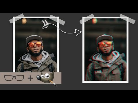 Create a 3D Photo Effect with GIMP