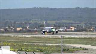 Binter Embraer 195-E2 (EC-NHA) taking off from Palma  [LEPA/PMI]