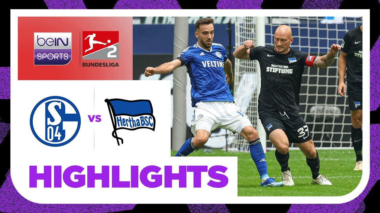 Schalke V Hertha BSC | 2. Bundesliga 23/24 | Match Highlights - YouTube