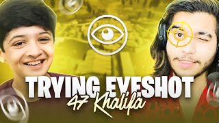 Trying eyeshot on 47 Khalifa in M24 | Pubg Mobile