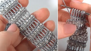 Crochet Quick and Easy/Interesting Technique of Crocheting with BEADS/Author's Design