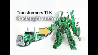 Transformers TLK Onslaught Studio Series custom