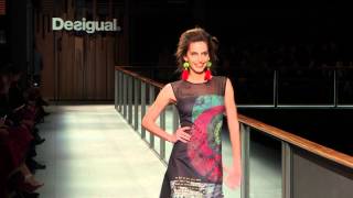 Desigual Barcelona Fashion Week Show Autumn Winter'14 with Irina Shayk