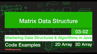 #03_02 Matrix Data Structure: Part 2 | Code Examples |Java | DSA Coding Series