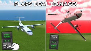 TFS but FLAPS DAMAGE YOUR PLANE!! | 😭 | Turboprop Flight Simulator