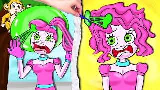 How To get rid of Gum From Mommy Long Legs' Hair? - Stop Motion Paper | Yul Việt Nam