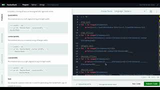 Hackerrank Python Solution #7 Strings - Python: Text Alignment