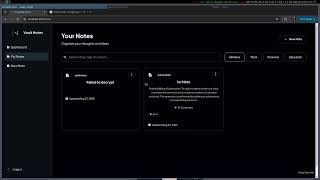 Vault Notes Demo