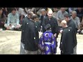 20140524　稀勢の里ｖｓ日馬富士　髷をつかんで反則負け　大相撲夏場所１４日目