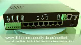 Premium Rack Monitoring System - securityProbe5ESV bei Didactum® Security GmbH