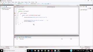 How to Write C# Program in SharpDevelop IDE
