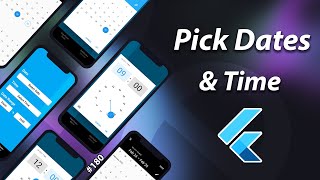 Flutter Tutorial - Date Picker, Date Range Picker & Time Picker