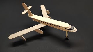 Ahşap Çubuklardan Uçak Yapımı - How to make aeroplane with ice cream sticks