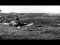 Heavy guns in action in World War I. 370mm and 320mm railway guns firing. HD Stock Footage