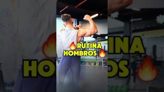 Rutina de hombros 4 ejercicios  !!! #fit #gym #rutinagym #influencer #fitmodel #motivacion