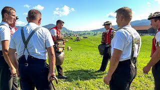 Öberefahre mit viel Zauern, Jodel und Singen | Alpabzug Appenzell Lehn Meistersrüte