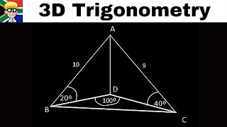 3D Trigonometry grade 11 and 12