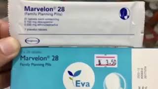 ថ្នាំពន្យាកំណើត - Oral Contraceptive Yasmin Dian-35 Progylution Marvelon 28 Meliane climen 28