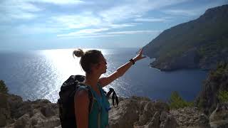 Karpathos island Guided Limniotis Cave Hike  - activity tour excursion Karpathos Greece 4K