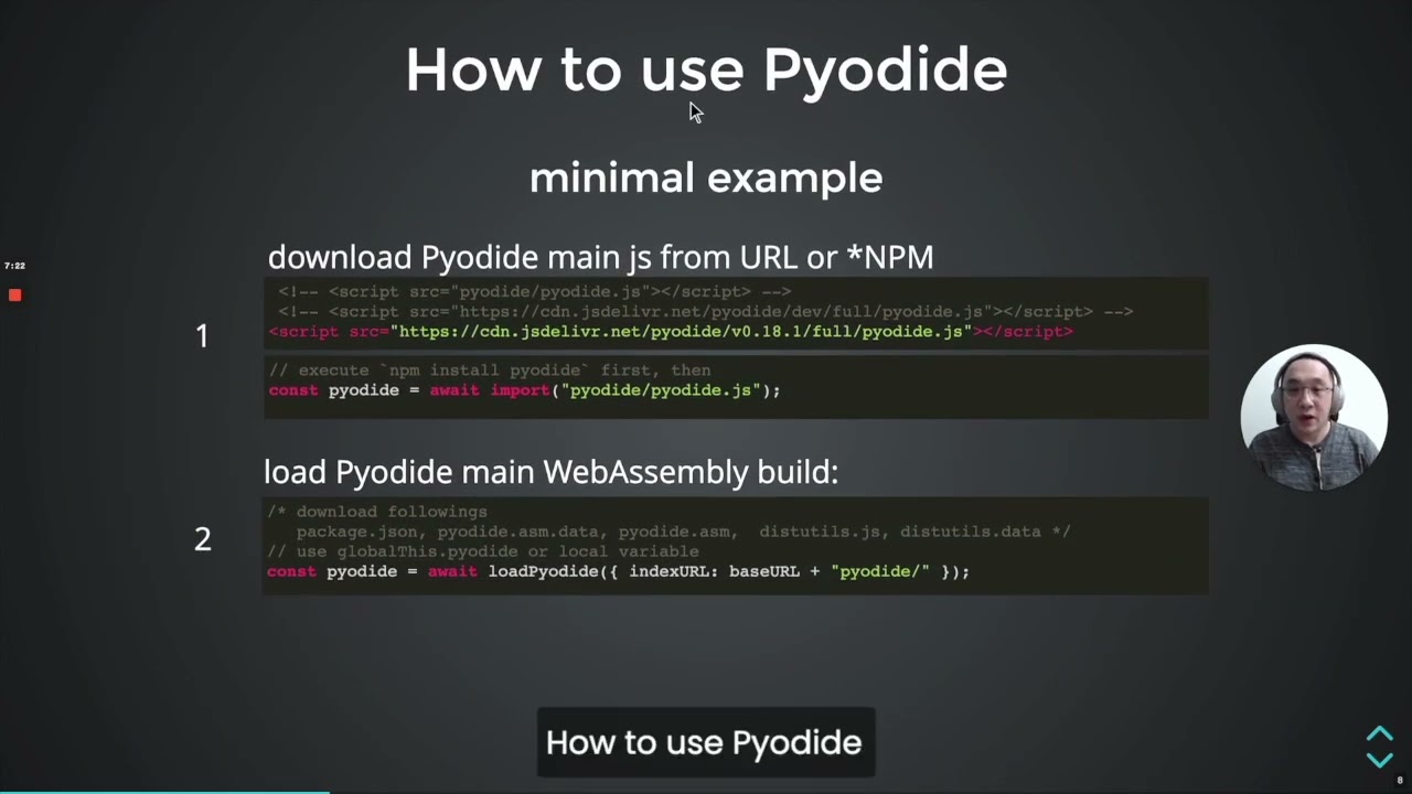 Grimmer Kang - Use Pyodide To Run Python In Browsers - Rendering ...