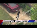 Police search for suspect after police chase