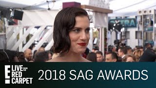 Allison Williams Talks Time's Up at 2018 SAG Awards | E! Red Carpet & Award Shows