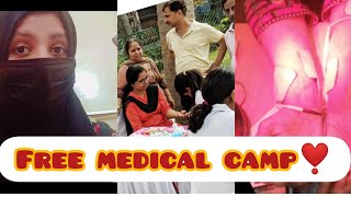 Free Medical camp ❣️| medical camp | medical vlogs | Doctors Life | camp diaries | med school vlog