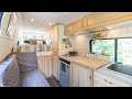 Gorgeous DIY Sprinter Camper Van - $8k Interior Build Tiny House