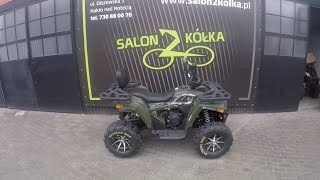 Jazda testowa : quad 250CC Fourcraft 250 koła 10 wersja militarna #salon2kolka