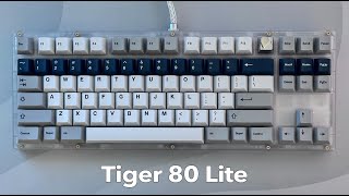 Tiger 80 Lite | 옥구슬 HMX 바이올렛 스위치 \u0026 일당오 프러시안얼럿(프얼럿) 타건