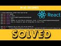 Npx create-react-app not working error in Visual Studio Code React JS SOLVED by using 4 ways