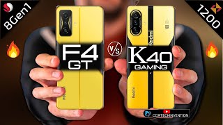 Xiaomi POCO F4 GT vs Xiaomi Redmi K40 Gaming  Camera | Body |AnTuTu Full Comparison