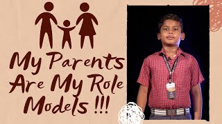 My Parents Are My Role Models | Speech by Aydin Binash, Don Bosco Senior Secondary School,Vaduthala