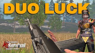 Lucky start and lucky raid | Duo Journey Last Island of Survival