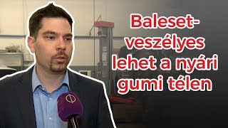 Balesetveszélyes lehet a nyári gumi télen