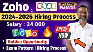 Zoho Hiring Process 2025 😍 Zoho Work From Home Jobs 2025 in Tamil Nadu | Sai Vikram Academy