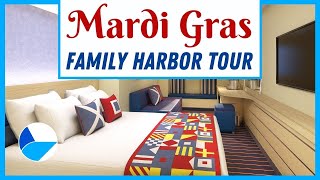 Carnival Mardi Gras Cabin Tour: Family Harbor Ocean View Suite