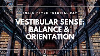Vestibular Sense: Balance & Orientation (Intro Psych Tutorial #49)