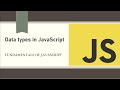 Master JavaScript Data Types in 10 Minutes! #javascript #coding #jsbyjs