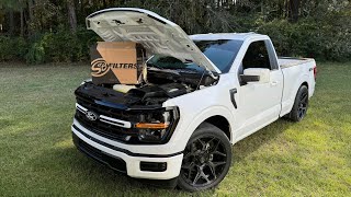 S&B COLD AIR INTAKE INSTALL WITH RESULTS! | 24 F150 5.0 |