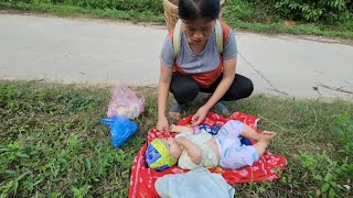 Single mother and her unborn child, helping abandoned children and handing knives to the authorities