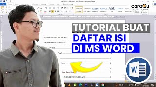 Cara mudah buat daftar isi Laporan Prakerin di MS Word