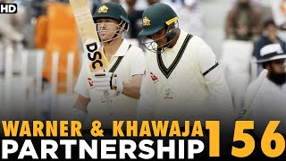 David Warner & Usman Khawaja Partnership | Pakistan vs Australia | 1st Test Day 3 | PCB | MM2L